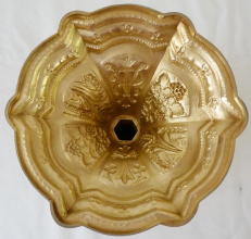 Irish sterling silver gilt Ciborium